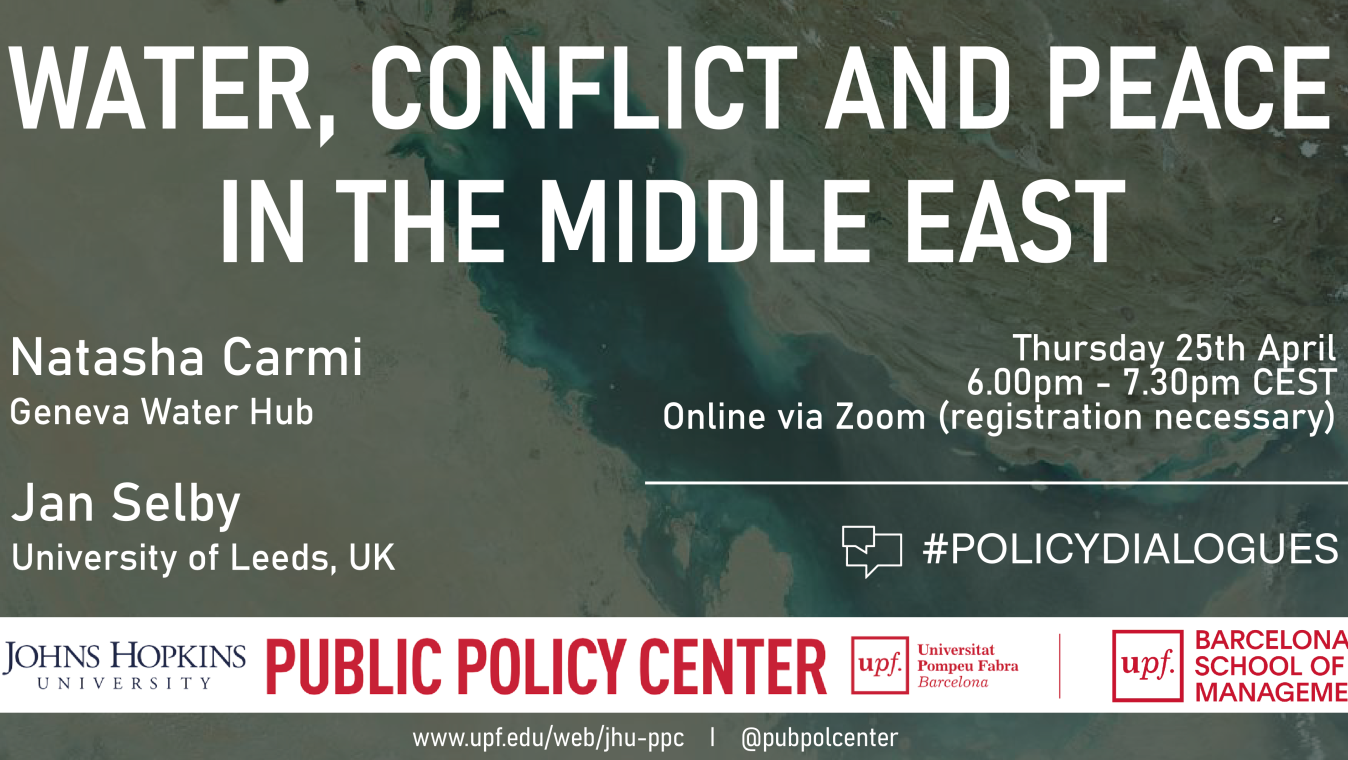 Webinar: Water, Conflict and Peace in the Middle East